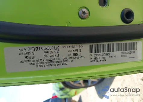 2015 Dodge Challenger R/T from USA, damaged, VIN 2C3CDZATXFH708036